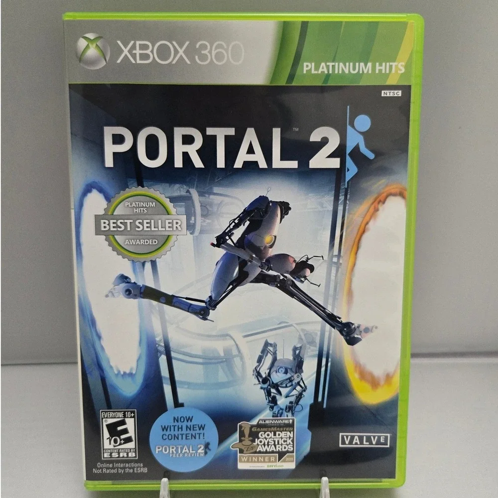 Portal 2 - Microsoft Xbox 360 - Complete CIB W/ Manual Platinum Hits Tested‎